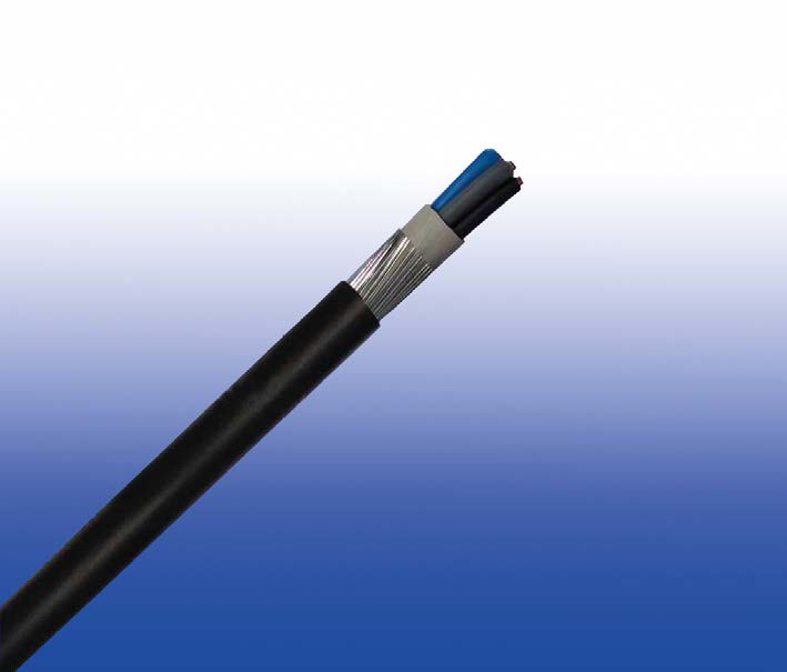 600/1000V PVC Insulated, PVC Sheathed, Armoured Power Cables to BS 6346 (2-5 Cores)